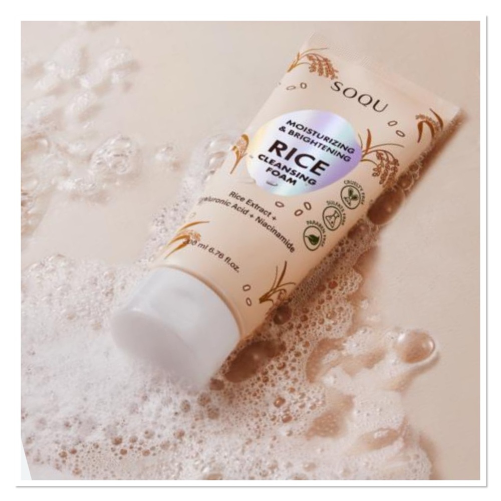 SOQU Rice Cleansing Foam